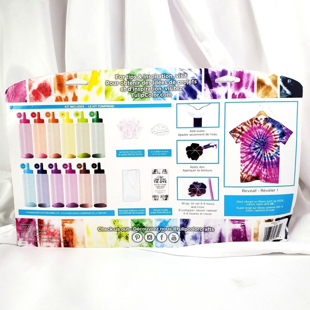 Tulip One-Step Tie-Dye Kit 70-Piece Super Big No Presoaking Required - Picture 2 of 11